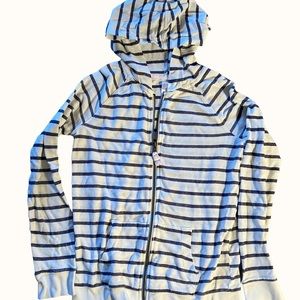 Cherokee navy and white striped hoodie